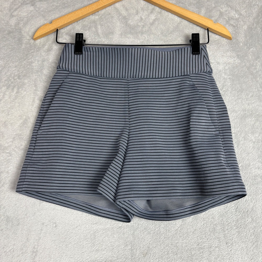Lululemon Shaped Short ‎ 3" Like New Striped High Rise Athletic Shorts Size 4
